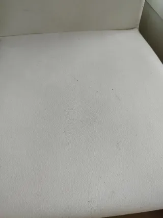 Conjunto 4 sillas polipiel blanco