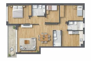 Piso en alquiler en Sant Pau en Valencia