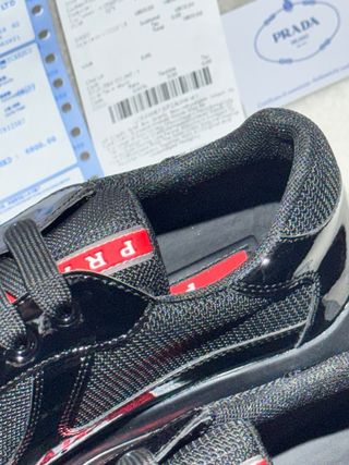 Prada America's Cup Patent Black - Talla 40