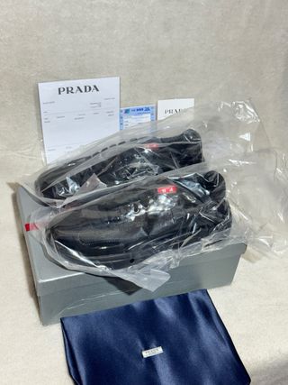Prada America's Cup Patent Black - Talla 40