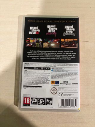 Nintendo Switch Grand Theft Auto Trilogy