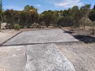 Hormigón impreso en Murcia y Alicante