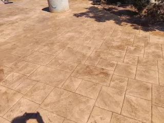 Hormigón impreso en Murcia y Alicante