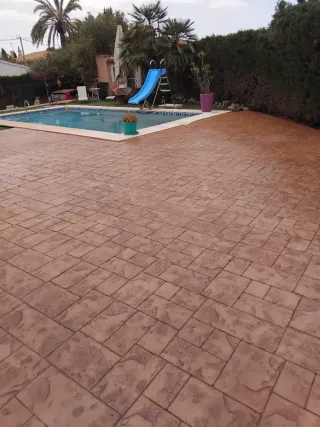 Hormigón impreso en Murcia y Alicante