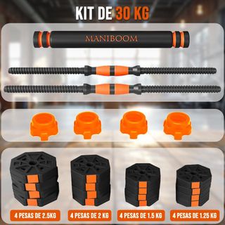 Pesas y Mancuernas Ajustables Antideslizantes
