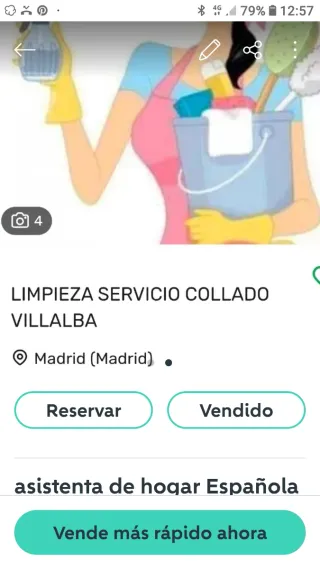 TRABAJO POR HORAS EN C.VILLALBA