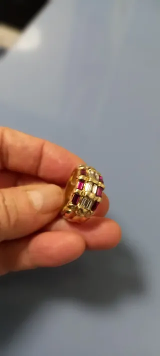 Sortija antigua fantasia.