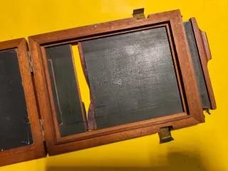 Chasis Película Antigua 4x5 Madera