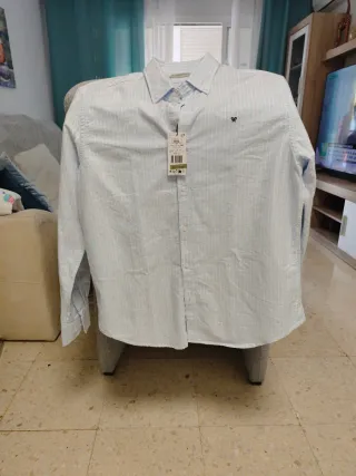 Camisa SILBON rayas azules