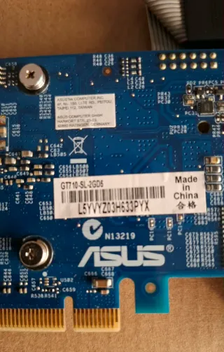 Gráfica Asus GeForce GT 710 2GB DDR5