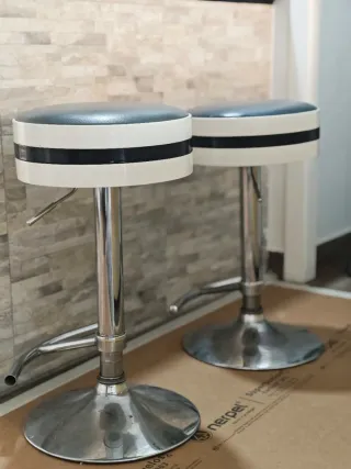 2 Taburetes Cocina Regulables