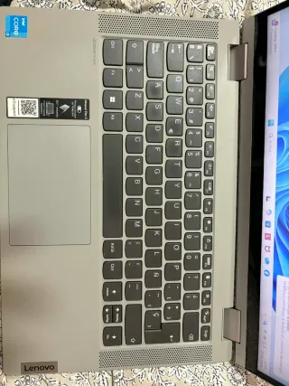 Portátil Lenovo Gris Plata Pantalla Táctil