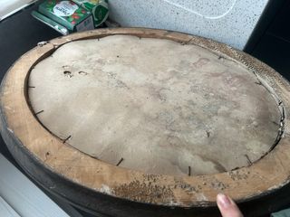 Cromolitografia antica Sacra Famiglia