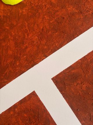 Cuadro Pista Tenis Arcilla