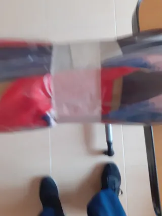 Sombrilla de Playa/Piscina Azul y Multicolor