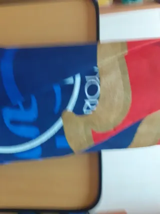 Sombrilla de Playa/Piscina Azul y Multicolor