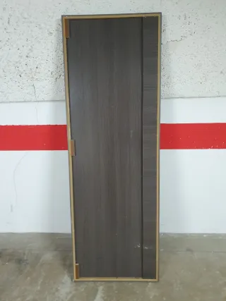 Cabecero de cama negro. Madera lacada