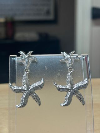 Pendientes Estrella de Mar Colgantes