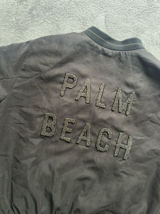 Chaqueta Bomber Pull&Bear negra Talla M