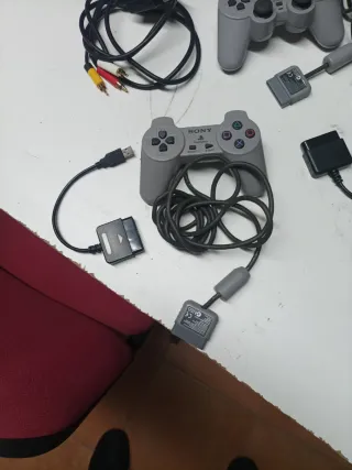 2 Mandos PS3 Originales + Adaptadores USB