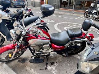 Daelim Daystar 125 Roja/Plata