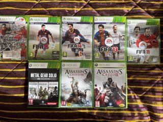 Xbox 360 Negra + 2 Mandos + Kinect + Juegos