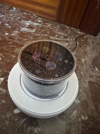 Lámpara giratoria espacial