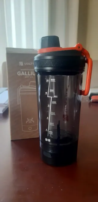 VOLTRX Botella Mezcladora USB C Recargable