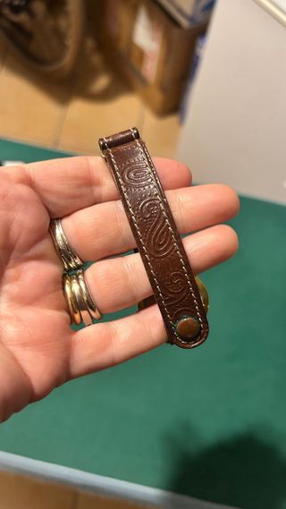 Orologio da polso vintage BARRIS oro marrone