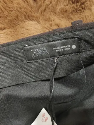 Bermuda Zara Gris Talla M