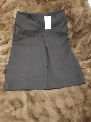 Bermuda Zara Gris Talla M