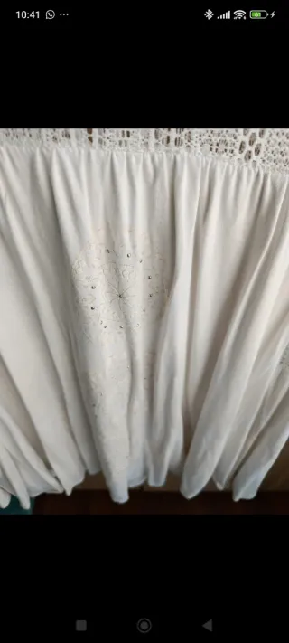 Preciosa camisa Desigual blanca talla única