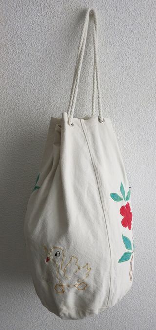 Bolsa petate bordada