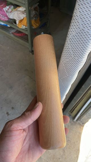 Canapé Cama Flex 180x200 Gris Patas Madera