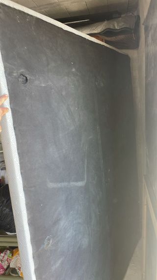 Canapé Cama Flex 180x200 Gris Patas Madera