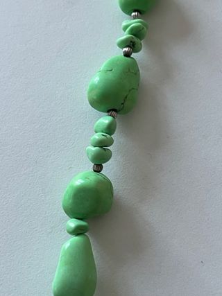 Collana turchese naturale e argento