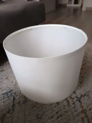 2 Pantallas de lámpara IKEA RINGSTA blanca 33 cm.