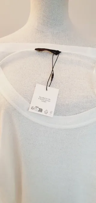 Top manica lunga Zara bianco