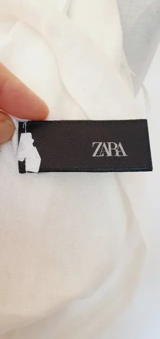 Top manica lunga Zara bianco