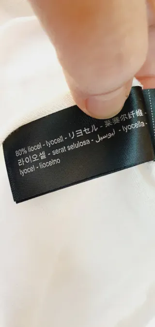 Top manica lunga Zara bianco