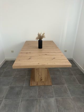 Mesa comedor extensible madera 160/206x90