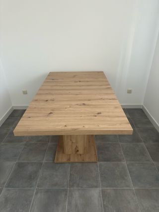 Mesa comedor extensible madera 160/206x90