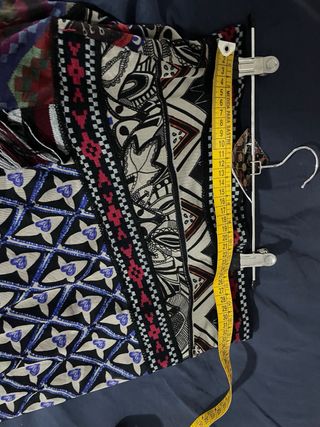 Falda Desigual Multicolor