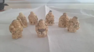 Lote 7 figuras orientales