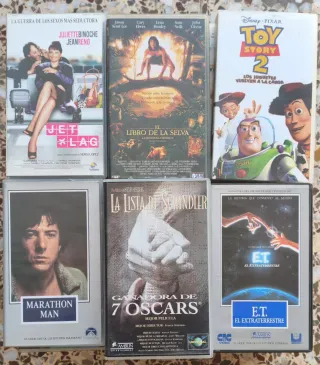 PELÍCULAS VHS HOLLYWOOD ACCION AVENTURA COMEDIA