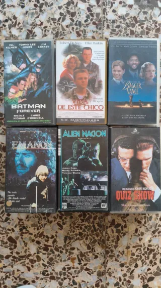 PELÍCULAS VHS HOLLYWOOD ACCION AVENTURA COMEDIA