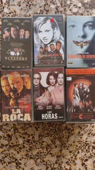 PELÍCULAS VHS HOLLYWOOD ACCION AVENTURA COMEDIA