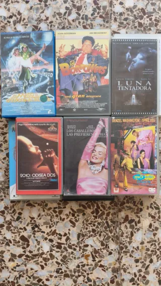 PELÍCULAS VHS HOLLYWOOD ACCION AVENTURA COMEDIA
