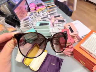 Gafas de Sol Gucci Marrones y Doradas