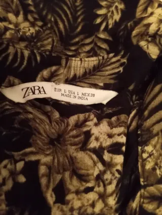 Vestido Zara estampado